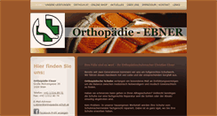 Desktop Screenshot of orthopaedie-schuh.at
